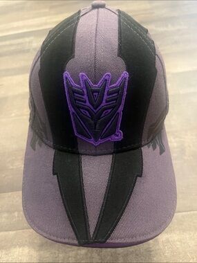 Universal Studios Hollywood Transformers Embroidered Purple & Black Cap